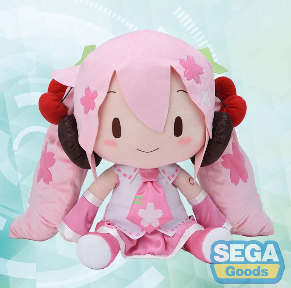 Character Vocal Series 01: Hatsune Miku Fuwa Petit Plush Figure Sakura Miku Dodeka Jumbo 50 cm