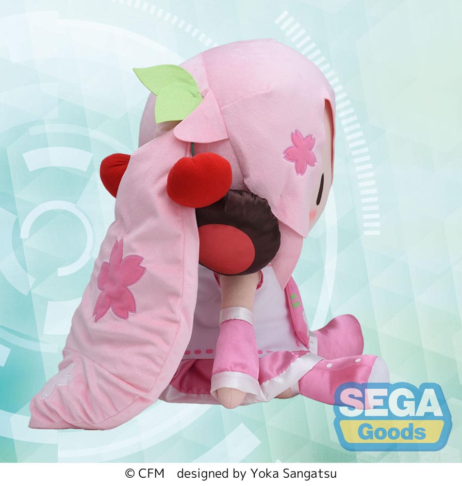 Character Vocal Series 01: Hatsune Miku Fuwa Petit Plush Figure Sakura Miku Dodeka Jumbo 50 cm