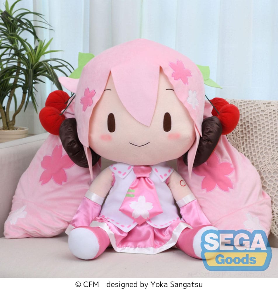 Character Vocal Series 01: Hatsune Miku Fuwa Petit Plush Figure Sakura Miku Dodeka Jumbo 50 cm