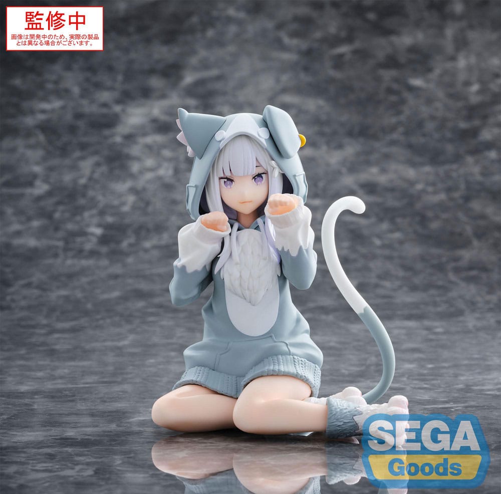 Re:Zero Starting Life in Another World Yumemirize PVC Statue Emilia Mofumofu Pack 11 cm Statues