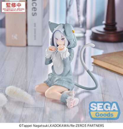 Re:Zero Starting Life in Another World Yumemirize PVC Statue Emilia Mofumofu Pack 11 cm