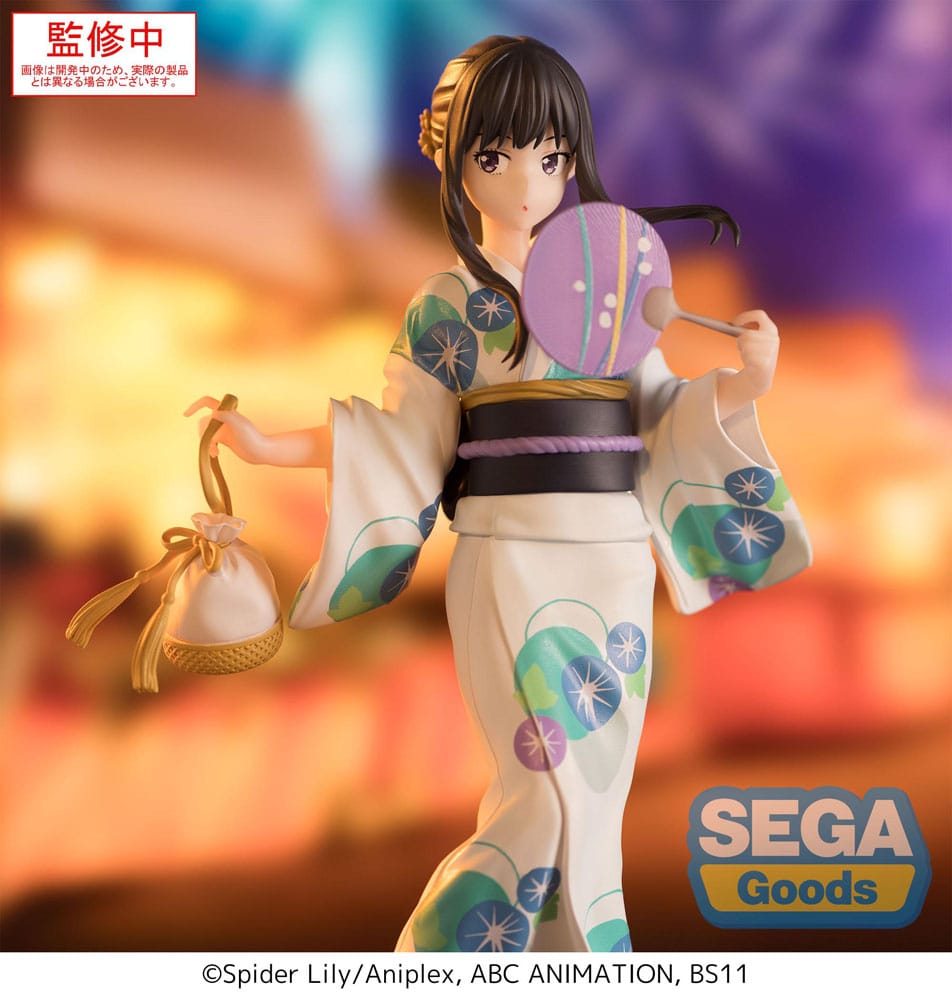Lycoris Recoil Luminasta PVC Statue Takina Inoue Festival in Yukata 19 cm Statues
