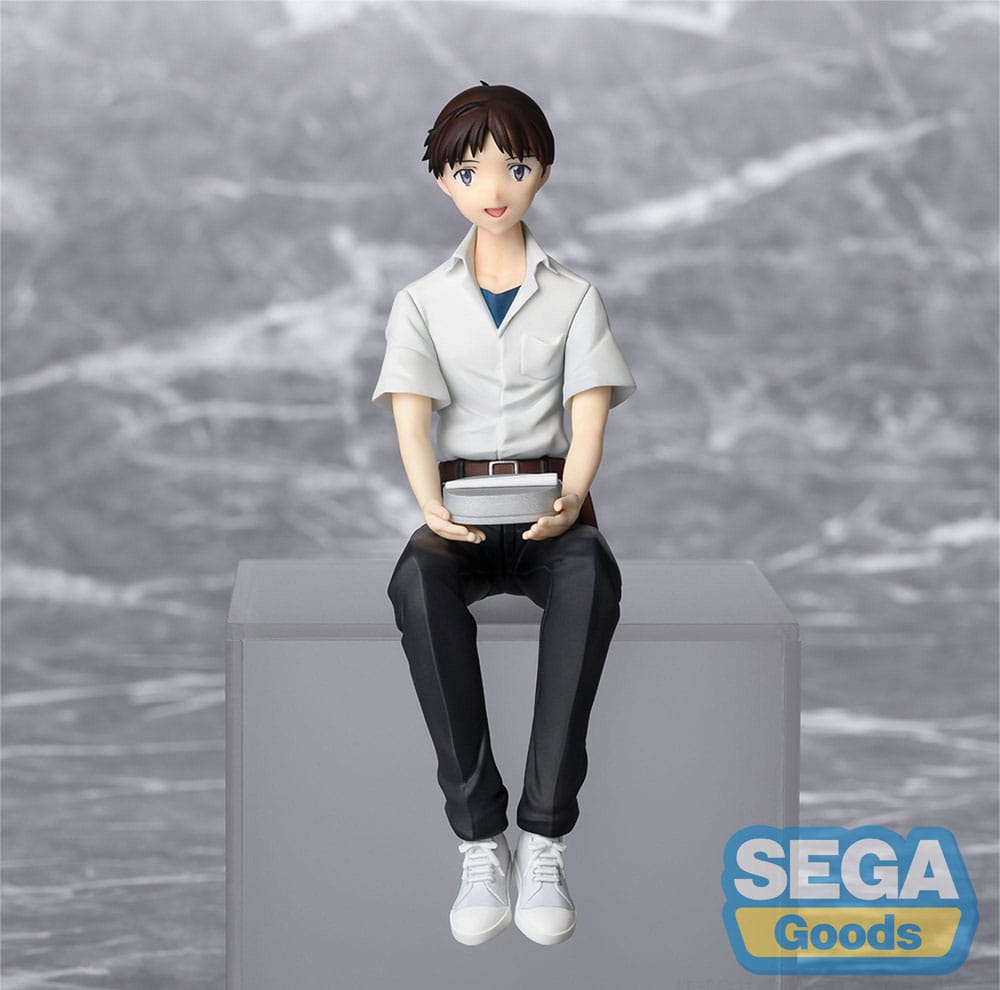 Rebuild of Evangelion PM Perching PVC Statue Shinji Ikari Evangelion New Theatrical Edition 14 cm Statues