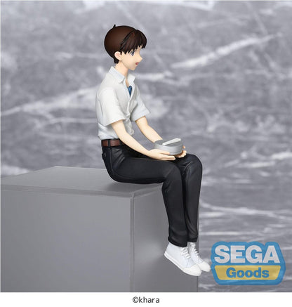 Rebuild of Evangelion PM Perching PVC Statue Shinji Ikari Evangelion New Theatrical Edition 14 cm