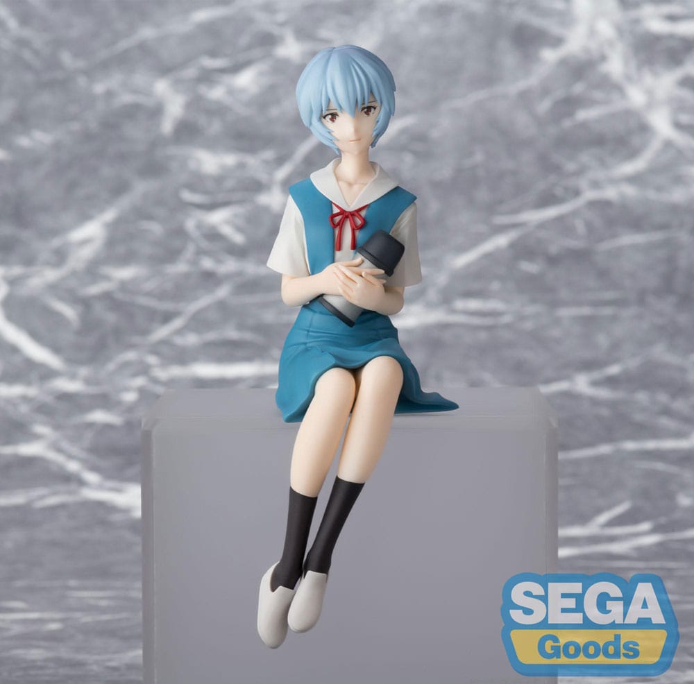 Rebuild of Evangelion PM Perching PVC Statue Rei Ayanami Evangelion New Theatrical Edition 14 cm Statues