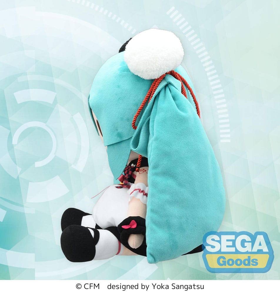 Character Vocal Series 01: Hatsune Miku Fuwa Petit Plush Figure Hatsune Miku Panda Bun LL 40 cm