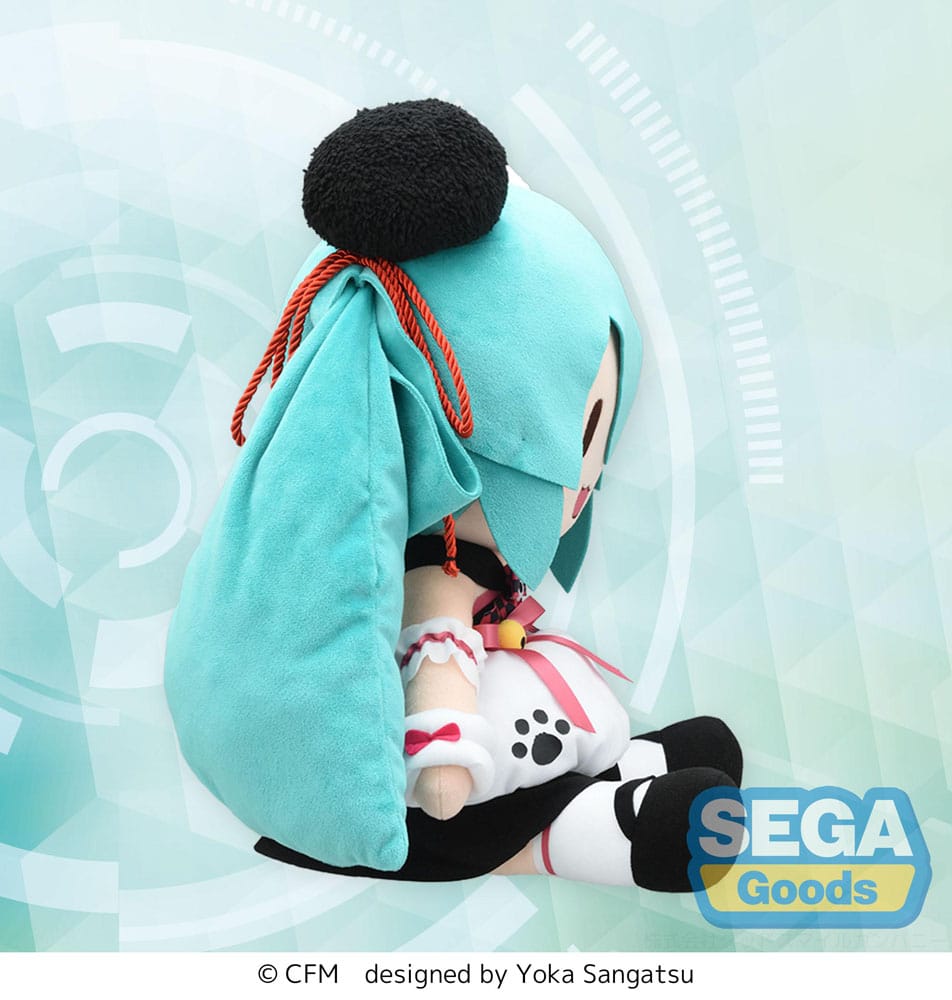 Character Vocal Series 01: Hatsune Miku Fuwa Petit Plush Figure Hatsune Miku Panda Bun LL 40 cm