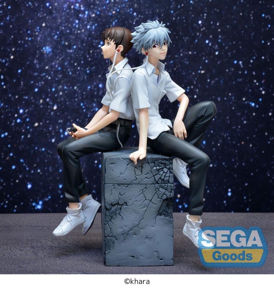 Rebuild of Evangelion Luminasta PVC Statue Shinji & Kaworu Evangelion: New Theatrical Edition Shinji Ver. 17 cm