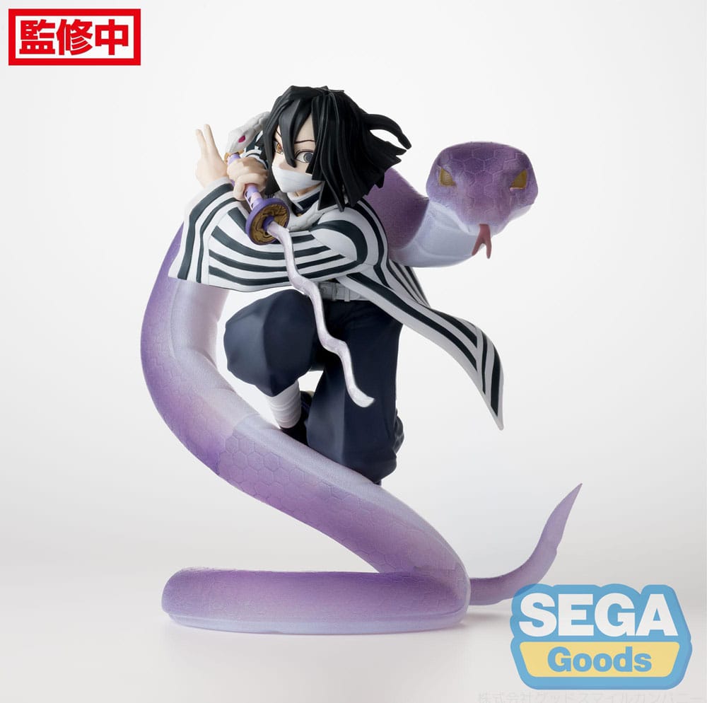 Demon Slayer: Kimetsu no Yaiba Xross Link Anime PVC Statue Obanai Iguro Hashira Training Arc 14 cm Statues