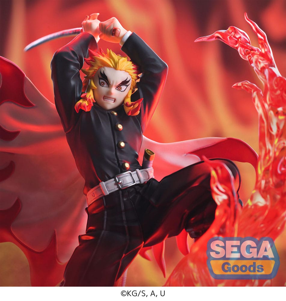 Demon Slayer: Kimetsu no Yaiba Xross Link Anime PVC Statue Kyojuro Rengoku 15 cm Statues