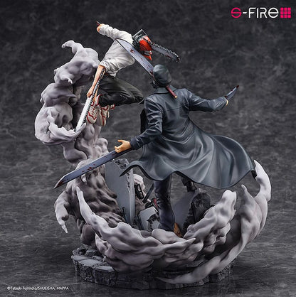 Chainsaw Man Statue Super Situation Figure Chainsaw Man vs. Samurai Sword 26 cm Statues