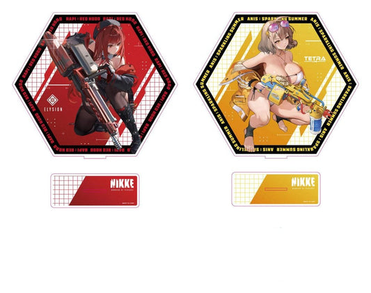 Goddess of Victory: Nikke Acrylic Stand PtZ Double-Sided Rapi: Red Hood/ Anis: Sparkling Summer 25 cm