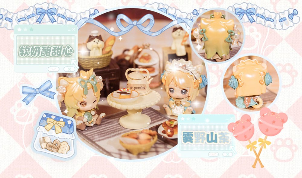 Original Character Trading Figures Cat Nizizi-Kitten Agency 7 cm Assortment (8) Mini-figures