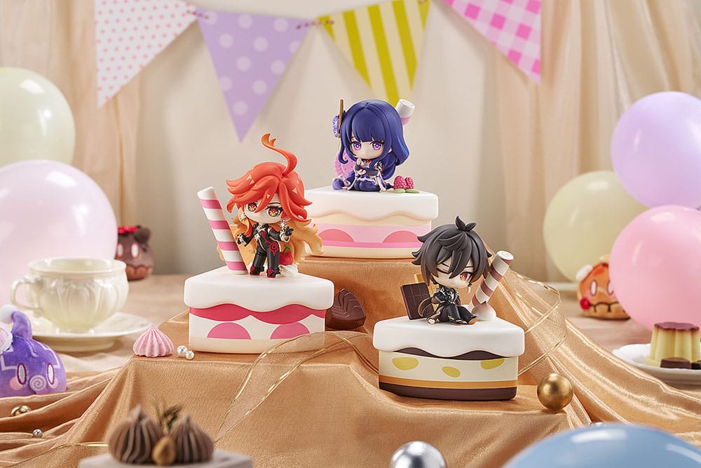 Genshin Impact Wondrous Travels Series Figure Zhongli Chibi 12 cm