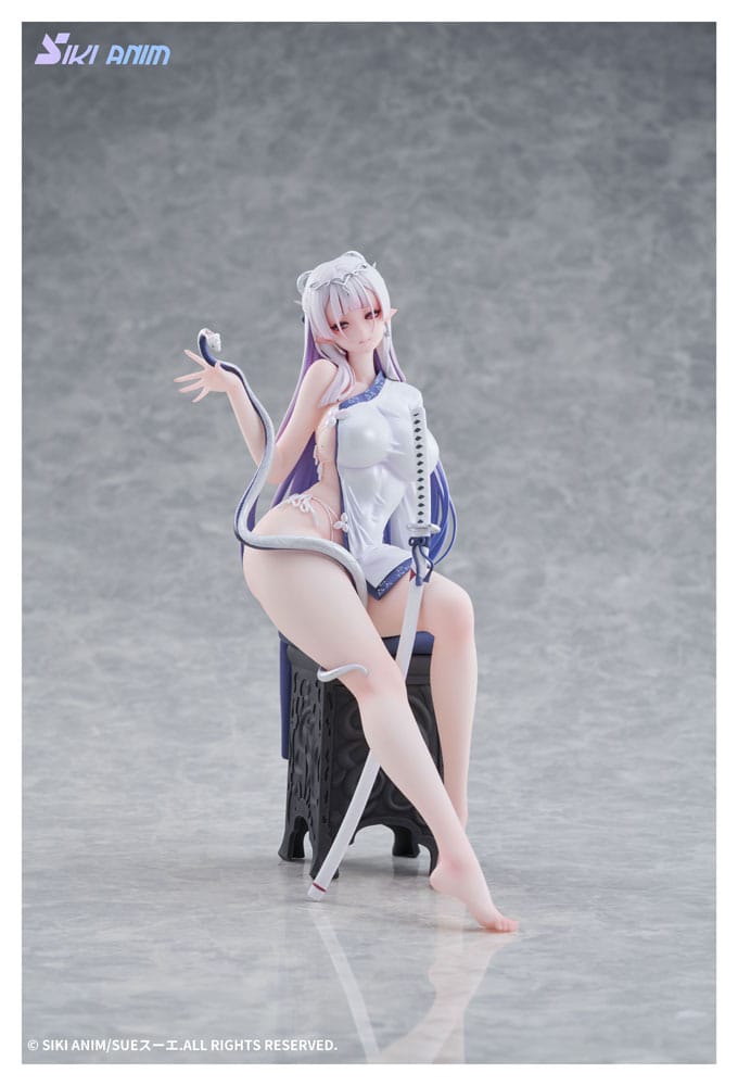 Original Character PVC Statue 1/7 The Color of the Blue - White Snake Normal Edition 20 cm