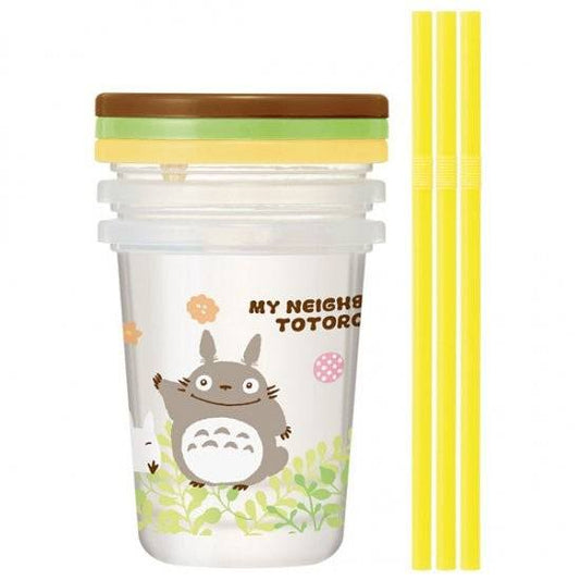 My Neighbor Totoro Cup & Straw Set 3-Set Kitchen- and Tableware