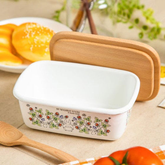 My Neighbor Totoro butter dish with wooden lid Soot Sprites 500 ml Kitchen- and Tableware