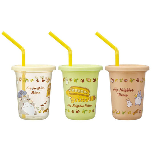 My Neighbor Totoro Cup & Straw Set 3-Set #2 Kitchen- and Tableware