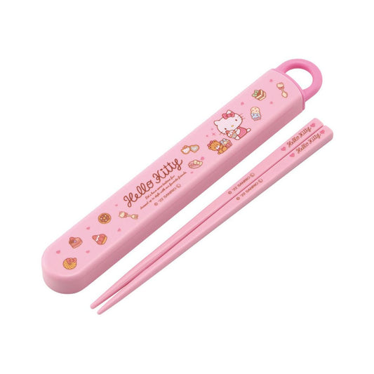 Hello Kitty Chopsticks with Box Sweety pink 16 cm Kitchen- and Tableware