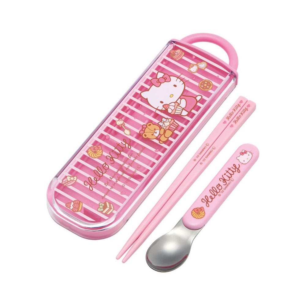 Hello Kitty Chopsticks & Spoon Sweety pink Kitchen- and Tableware