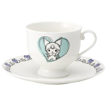 Sanrio Bone China Mug & Plate Set Kuromi