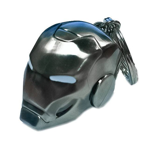 Marvel Comics Metal Keychain Iron Man Helmet Mark II