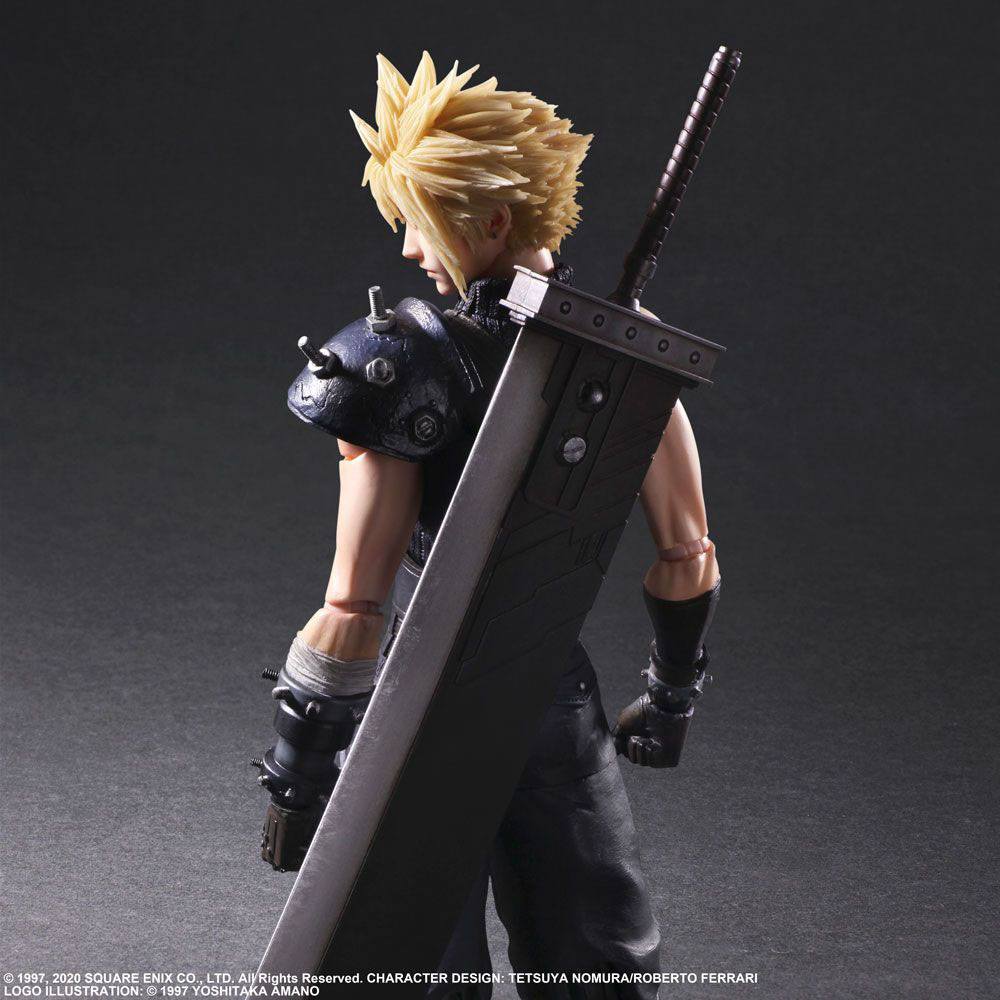 Final Fantasy VII Remake Play Arts Kai Action Figure Cloud Strife Ver. 2 27 cm Action figures