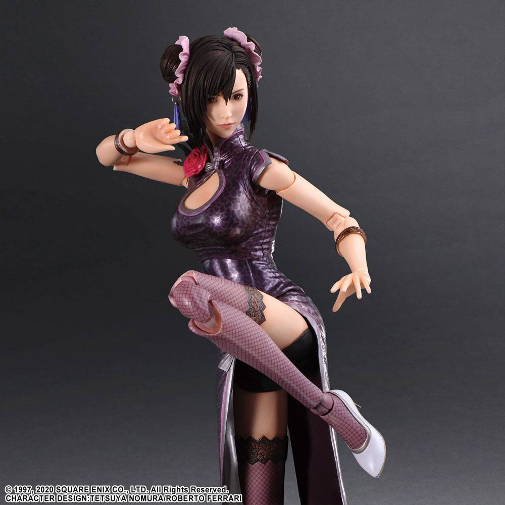 Final Fantasy VII Remake Play Arts Kai Action Figure Tifa Lockhart Sporty Dress Ver. 25 cm Action figures