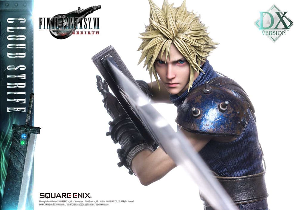 Final Fantasy VII Rebirth Statue 1/4 Cloud Strife Deluxe Ver. 68 cm Statues