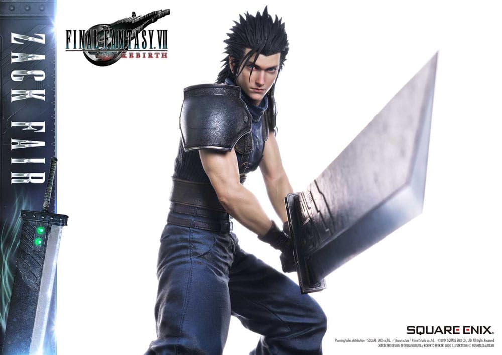 Final Fantasy VII Rebirth Statue 1/4 Zack Fair 57 cm