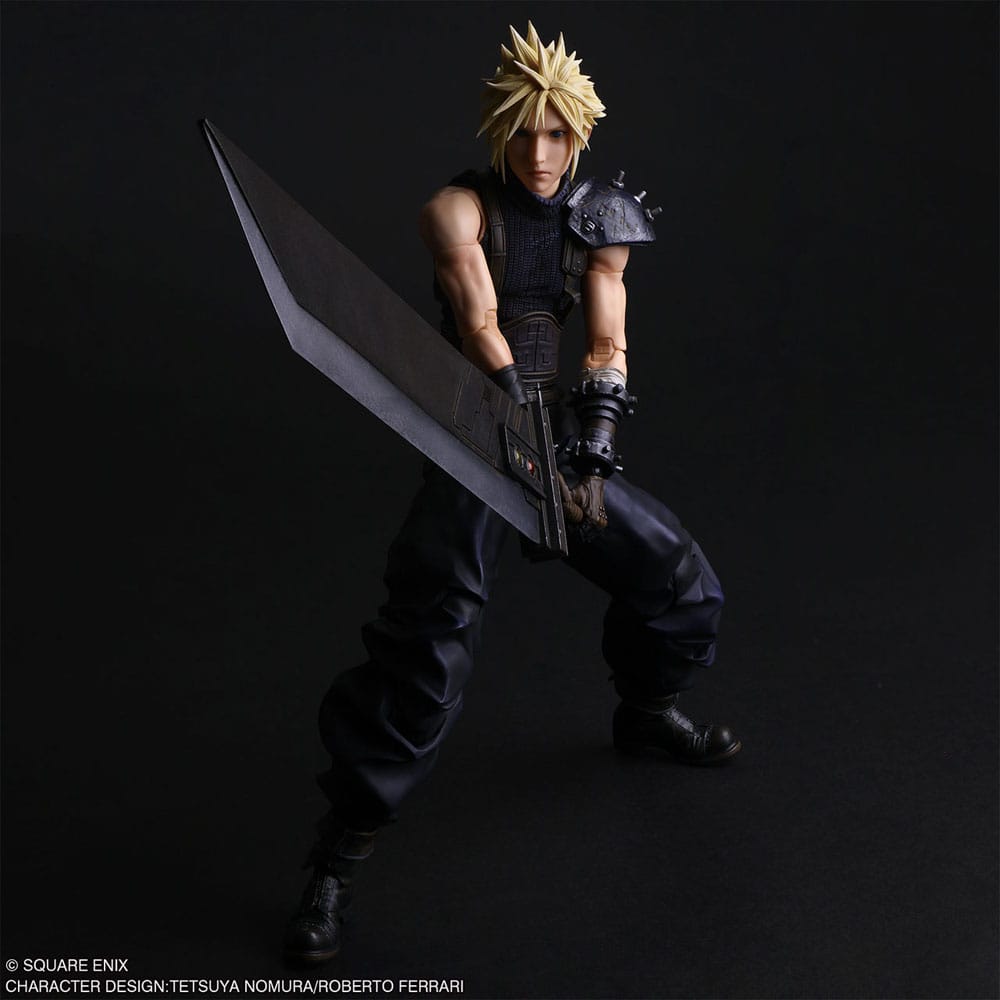 Final Fantasy VII Rebirth Play Arts Shin Action Figure Cloud Strife 27 cm Action figures