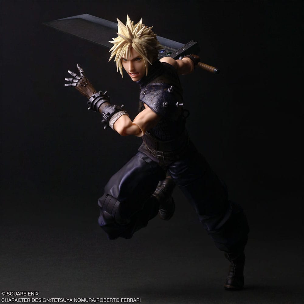 Final Fantasy VII Rebirth Play Arts Shin Action Figure Cloud Strife 27 cm Action figures
