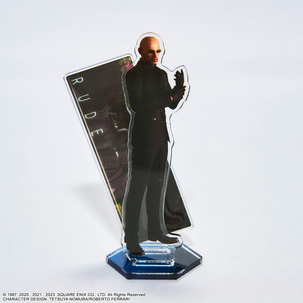 Final Fantasy VII Remake Acryl Figure Rude 8 cm Mini-figures