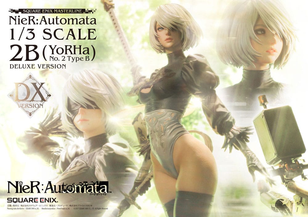 NieR Automata Statue 1/3 2B (YorHa No. 2 Type B) Deluxe Version 95 cm