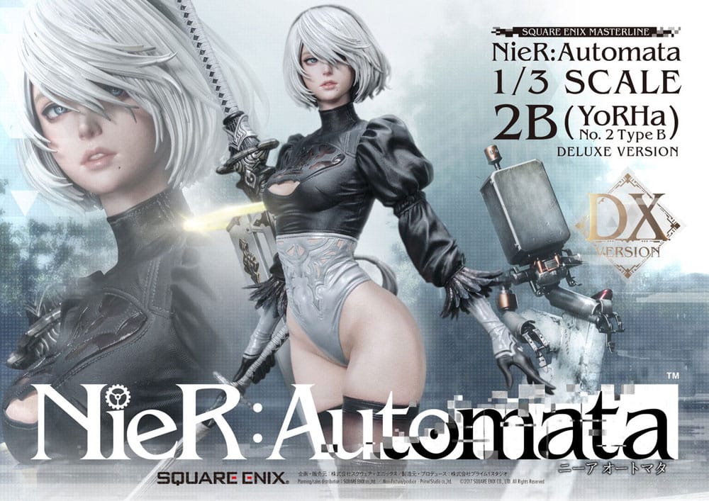 NieR Automata Statue 1/3 2B (YorHa No. 2 Type B) Deluxe Version 95 cm