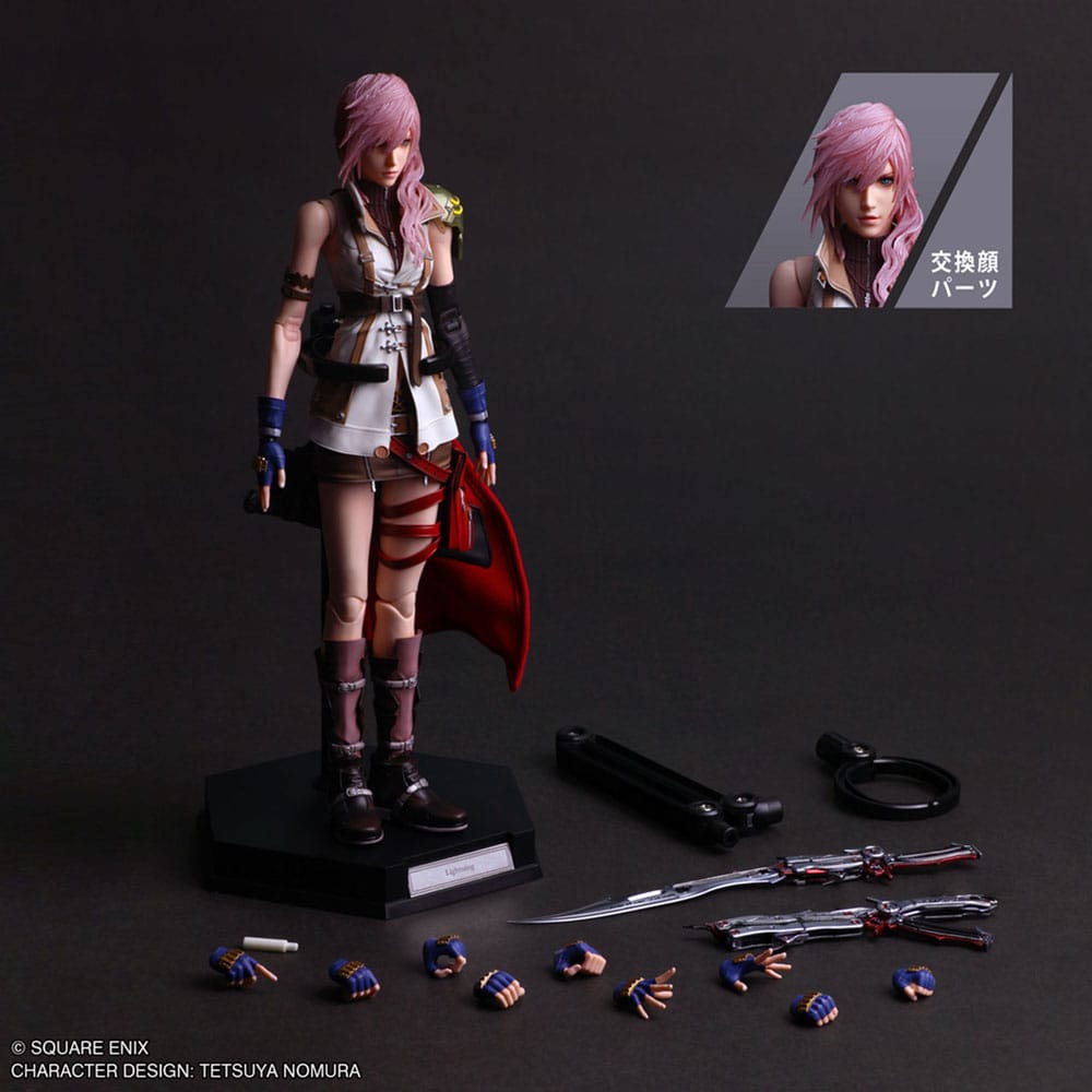 Final Fantasy XV Play Arts Shin Action Figure Lightning 26 cm