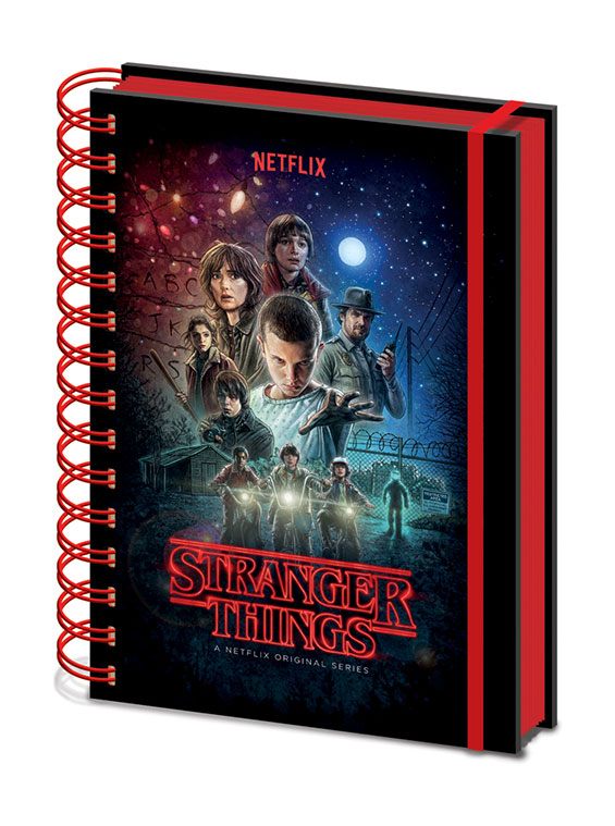Stranger Things Wiro Notebook A5 One Sheet Stationery