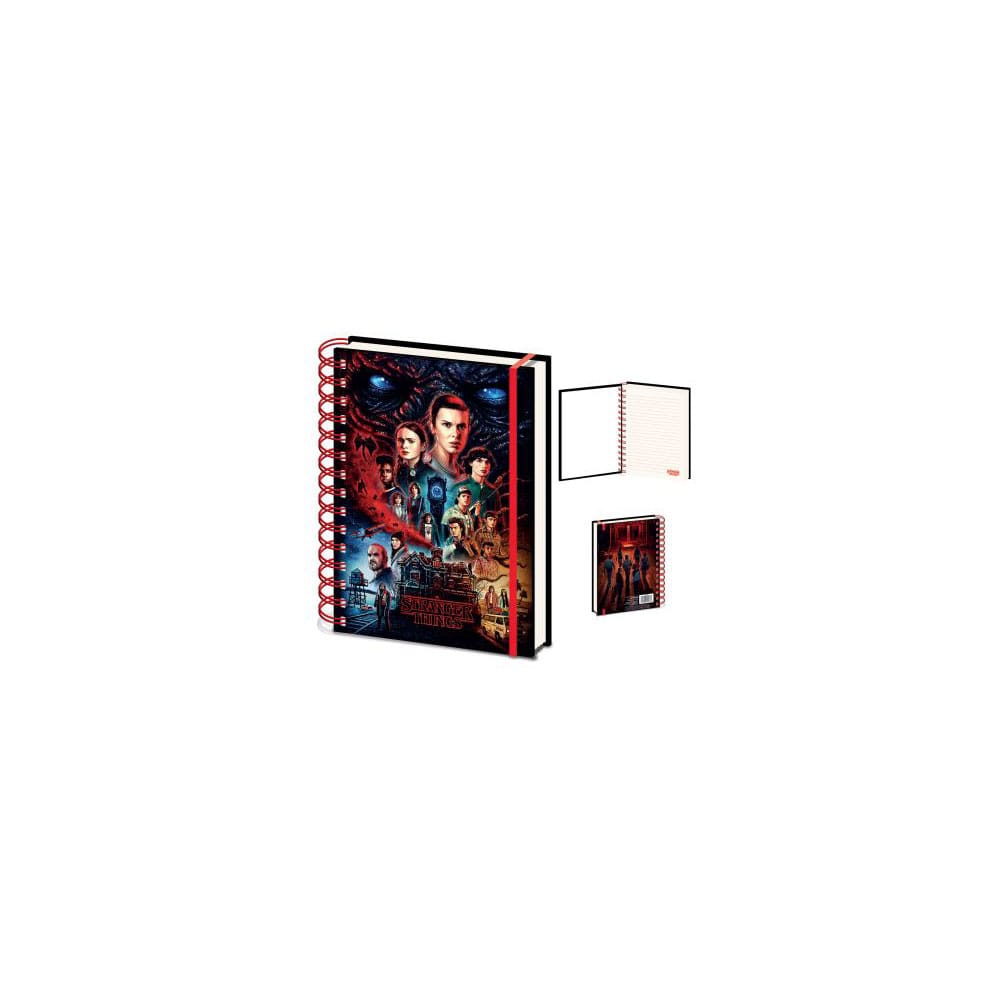 Stranger Things 4 Wiro Notebook A5 Red Vecna Stationery