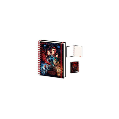 Stranger Things 4 Wiro Notebook A5 Red Vecna Stationery