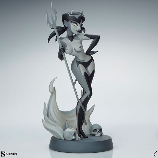 Original Artist Series Statue Devil Girl (Black and White Variant) 30 cm Statues