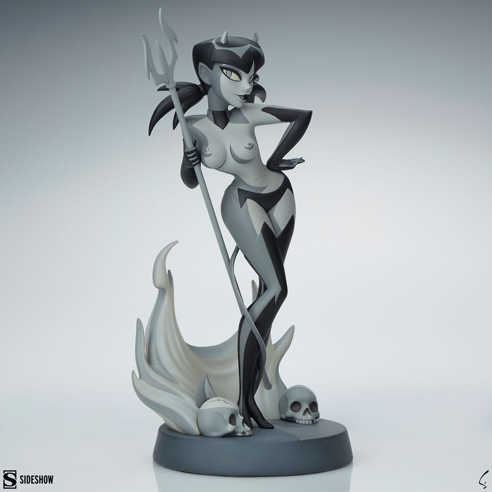 Original Artist Series Statue Devil Girl (Black and White Variant) 30 cm Statues