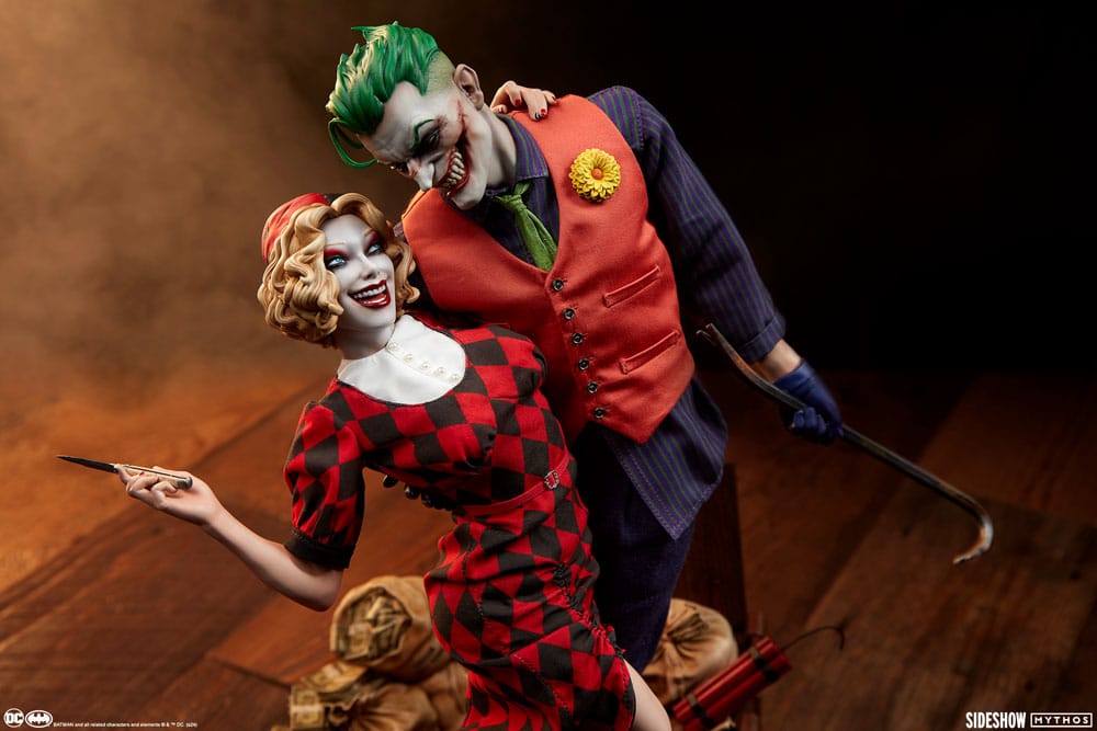 DC Comics Mythos Statue 1/5 The Joker and Harley Quinn: Lawless Love 41 cm Statues