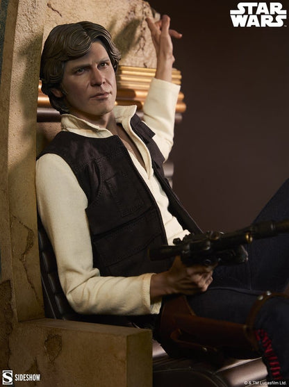 Star Wars Episode IV Mixed Media Premium Format Figure Han Solo: Sorry About the Mess 32 cm