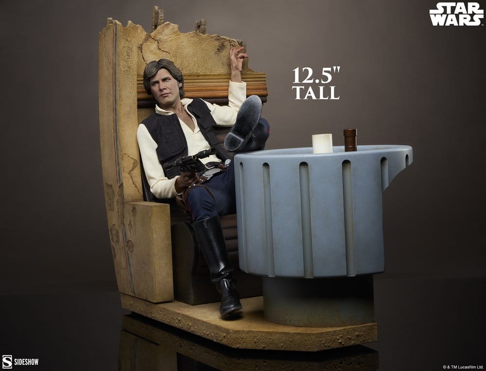 Star Wars Episode IV Mixed Media Premium Format Figure Han Solo: Sorry About the Mess 32 cm