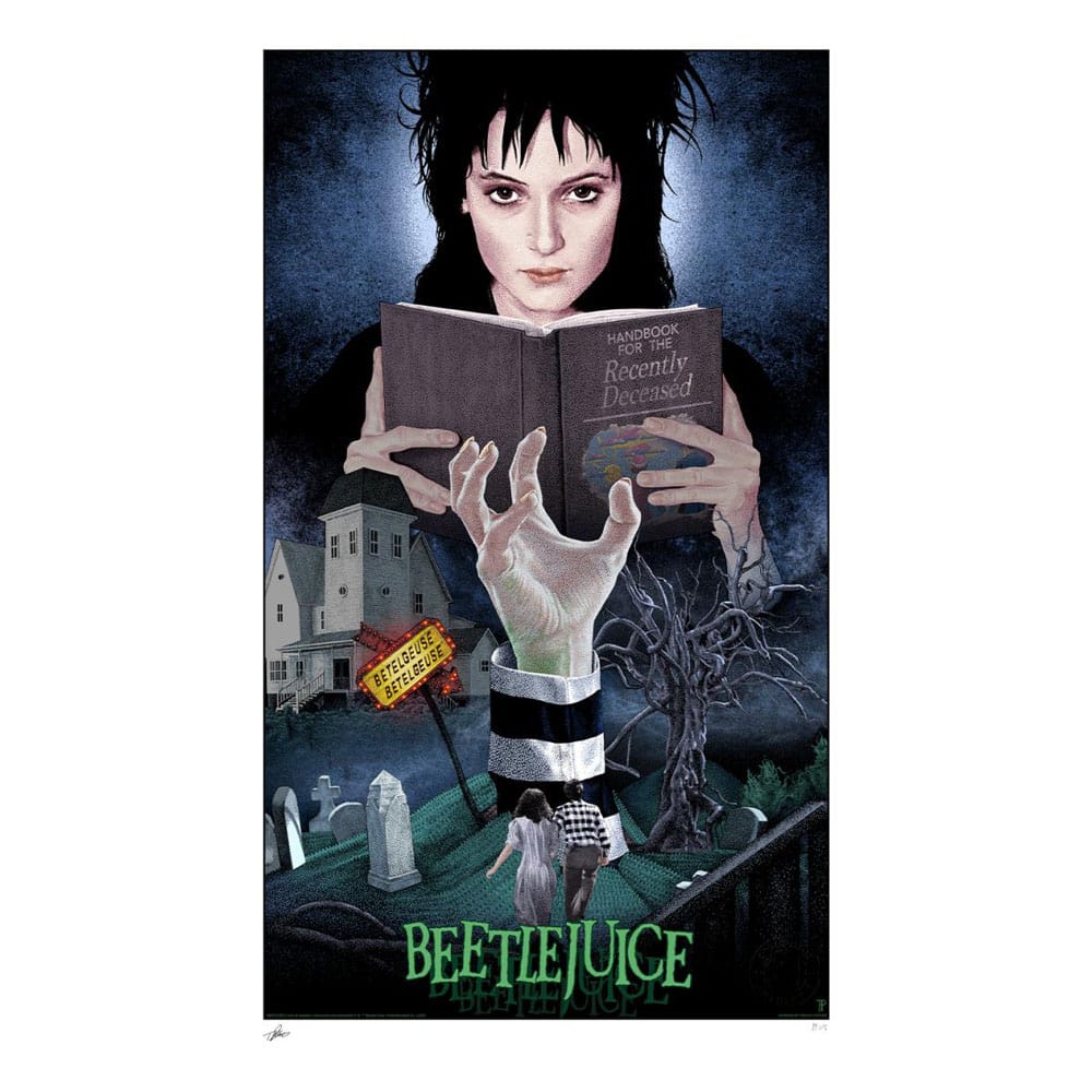 Beetlejuice Art Print Beetlejuice Beetlejuice Beetlejuice! 41 x 61 cm - unframed Posters & Wallscrolls