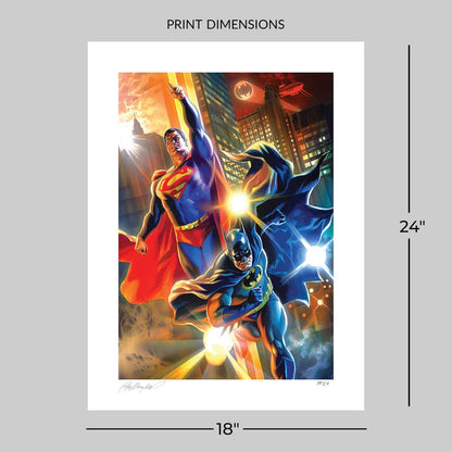 DC Comics Art Print Batman & Superman: World's Finest 61 x 46 cm - unframed