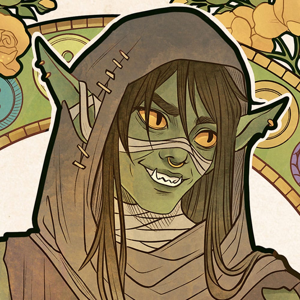 Critical Role Art Print Sam Riegel: 10th Anniversary Art Nouveau Illustrations 46 x 28 cm - unframed Posters &