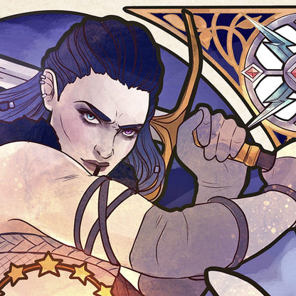 Critical Role Art Print Ashley Johnson: 10th Anniversary Art Nouveau Illustrations 46 x 28 cm - unframed