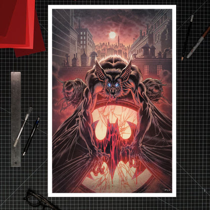 DC Comics Art Print Man-Bat 41 x 61 cm - unframed