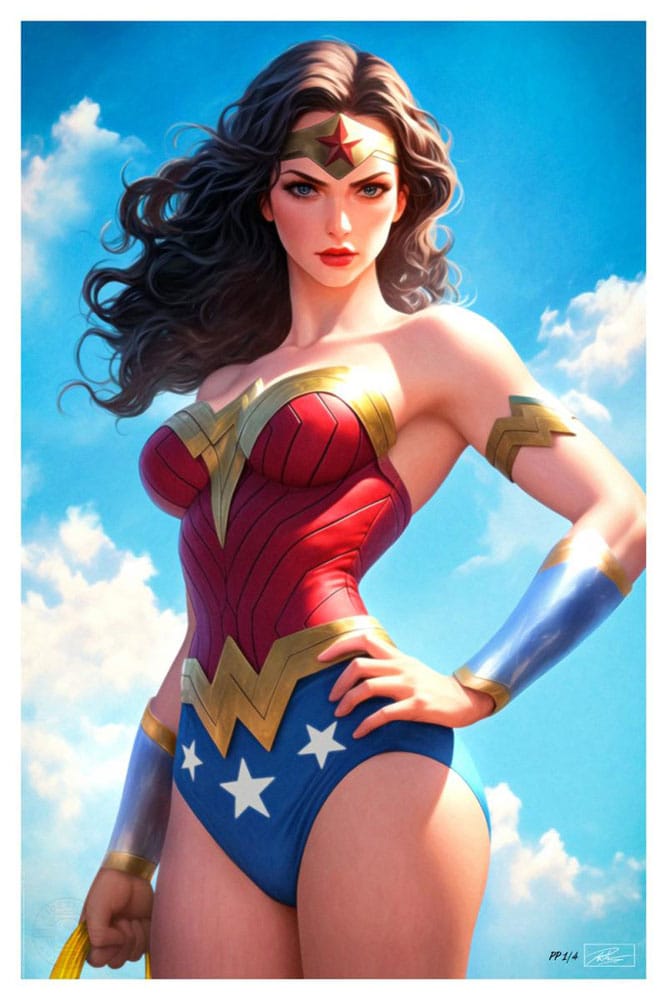 DC Comics Art Print Justice League Trinity: Wonder Woman 61 x 41 cm - unframed Posters & Wallscrolls